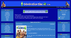 Desktop Screenshot of generationsims2.com