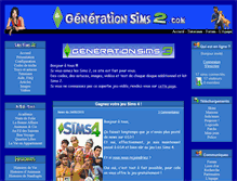 Tablet Screenshot of generationsims2.com